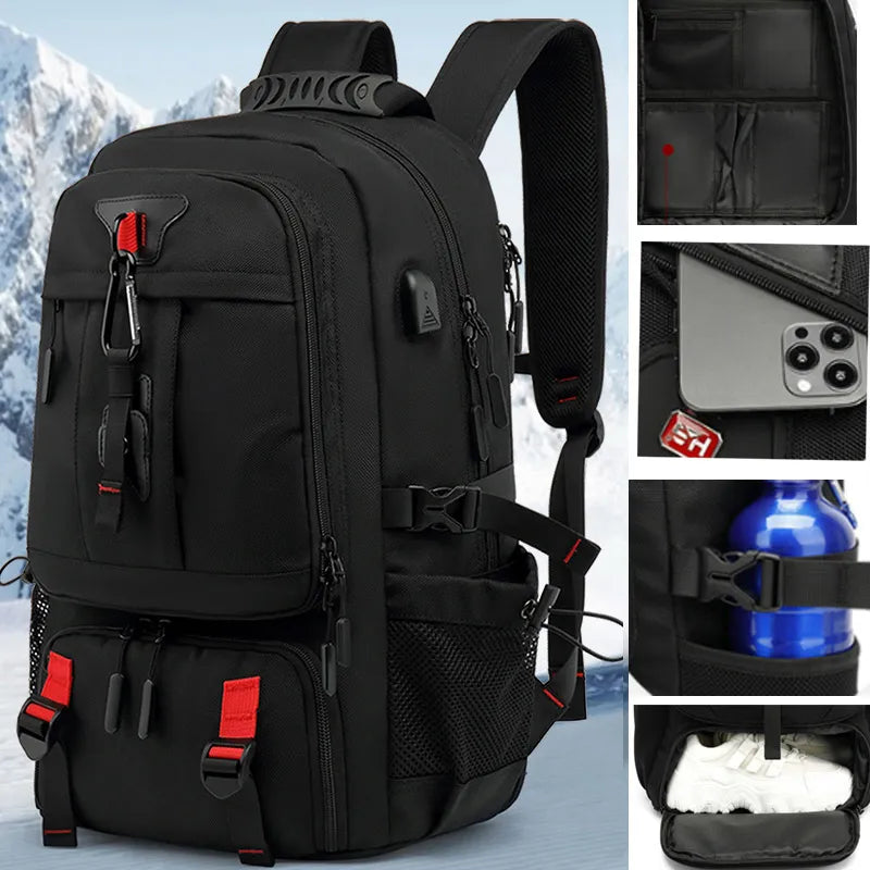 UrbanTrail Zaino con Porta USB e Grande Capacità (50-80L)
