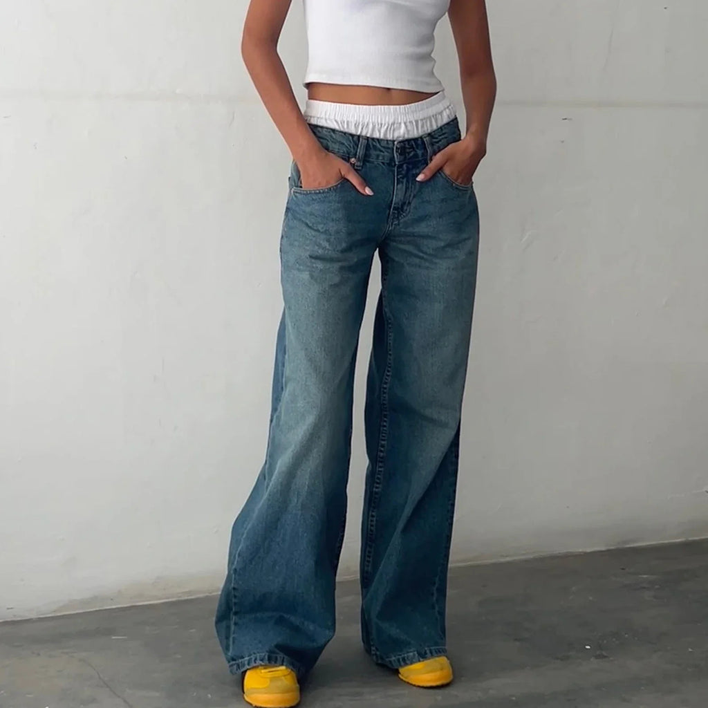 Jeans Donna Baggy a Gamba Ampia