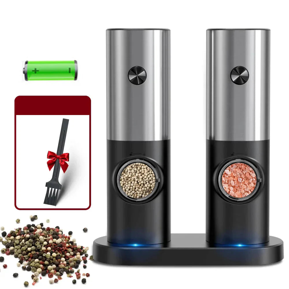 Set di Macinini Elettrici per Pepe e Sale - SpiceLite