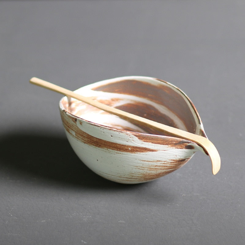 Set di Matcha 4 Pezzi | Bambù e Ceramica Premium