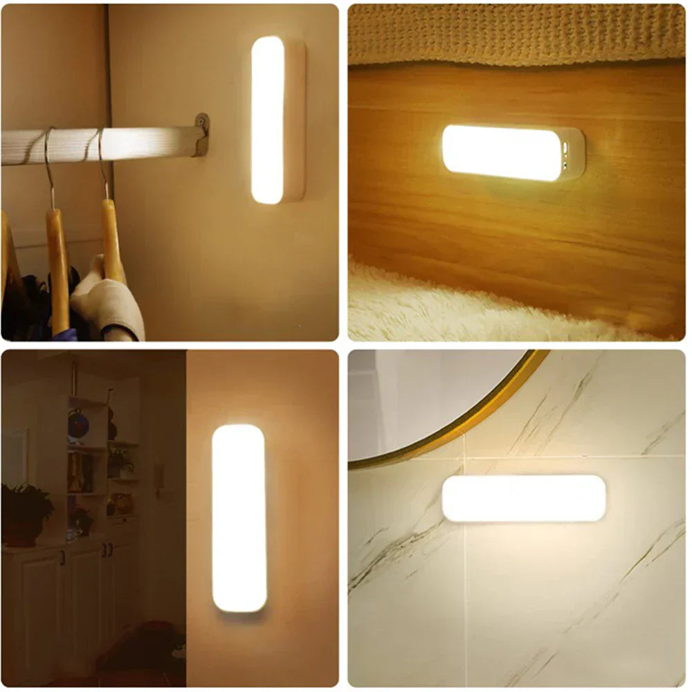 BrightSense Lampada da Parete USB Ricaricabile con Sensore di Movimento