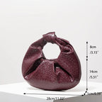 Borsa Donna Intrecciata con Manico Annodato