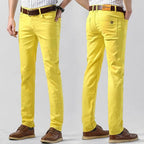 Pantalones chinos de hombre en algodón elástico – Corte regular, elegantes y transpirables