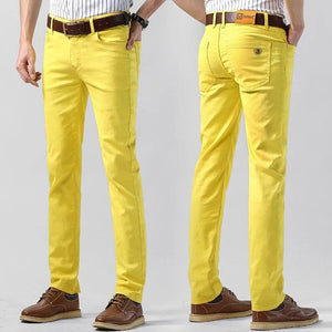 Pantalon chino pour homme en coton stretch – coupe droite élégante et respirante