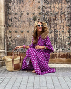 Abito Boho con Scollo a V ANFINITE Ausonia
