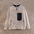 Giacca Unisex in Sherpa Fleece con Zip
