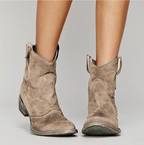 Stivali Western Donna in Camoscio ANFINITE