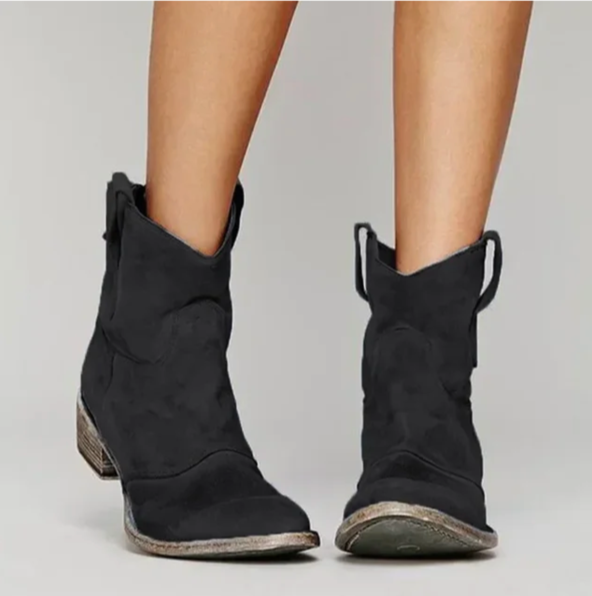Stivali Western Donna in Camoscio ANFINITE