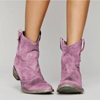 Stivali Western Donna in Camoscio ANFINITE