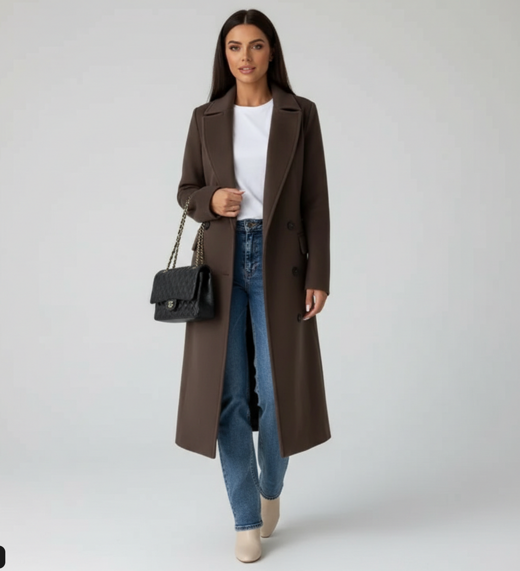 JADE - Lang trenchcoat til kvinder Vinterjakke