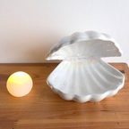 Lampada Conchiglia ANFINITE Chelly Chic con Perla Luminosa