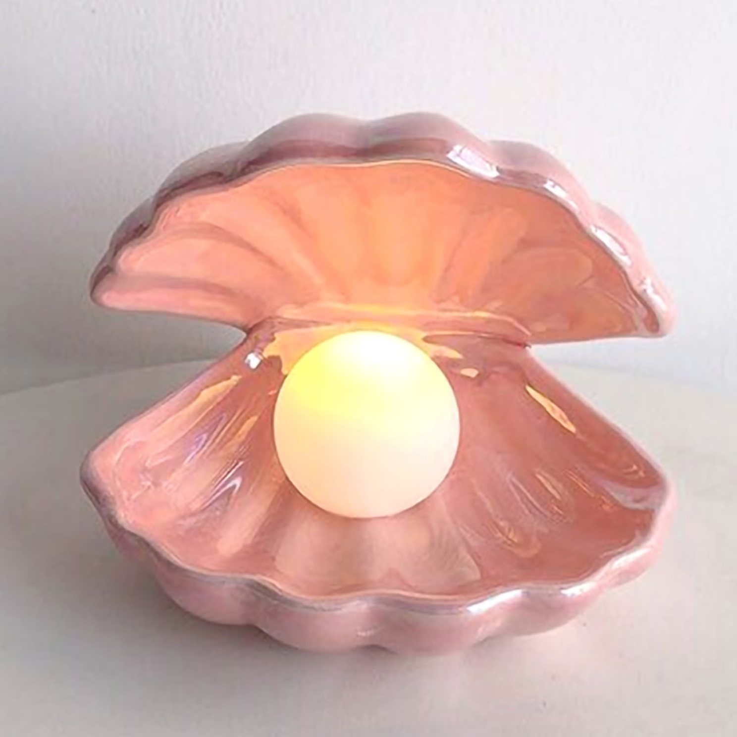Lampada Conchiglia ANFINITE Chelly Chic con Perla Luminosa