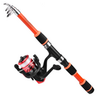 Set di Canna da Pesca Telescopica | Compatto, Leggero e Perfetto per Viaggi e Attività all'Aperto