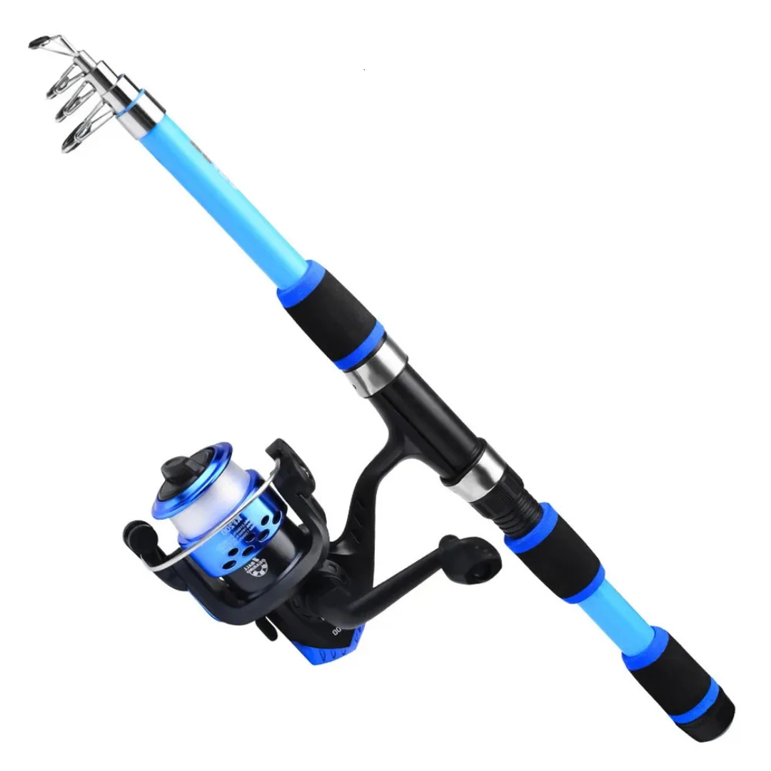 Set di Canna da Pesca Telescopica | Compatto, Leggero e Perfetto per Viaggi e Attività all'Aperto