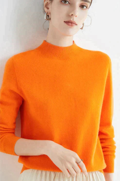 Maglione Donna Casual in Maglia Calda dal Fit Morbido