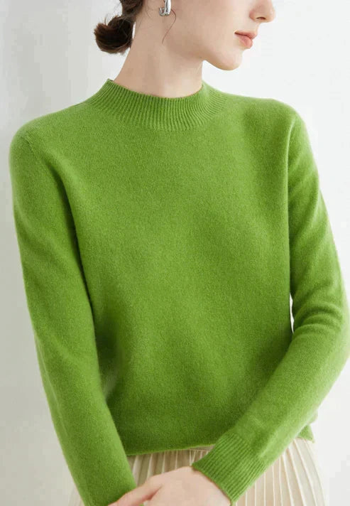 Maglione Donna Casual in Maglia Calda dal Fit Morbido