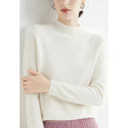 Naisten rento pehmeä ja lämmin neulepusero
