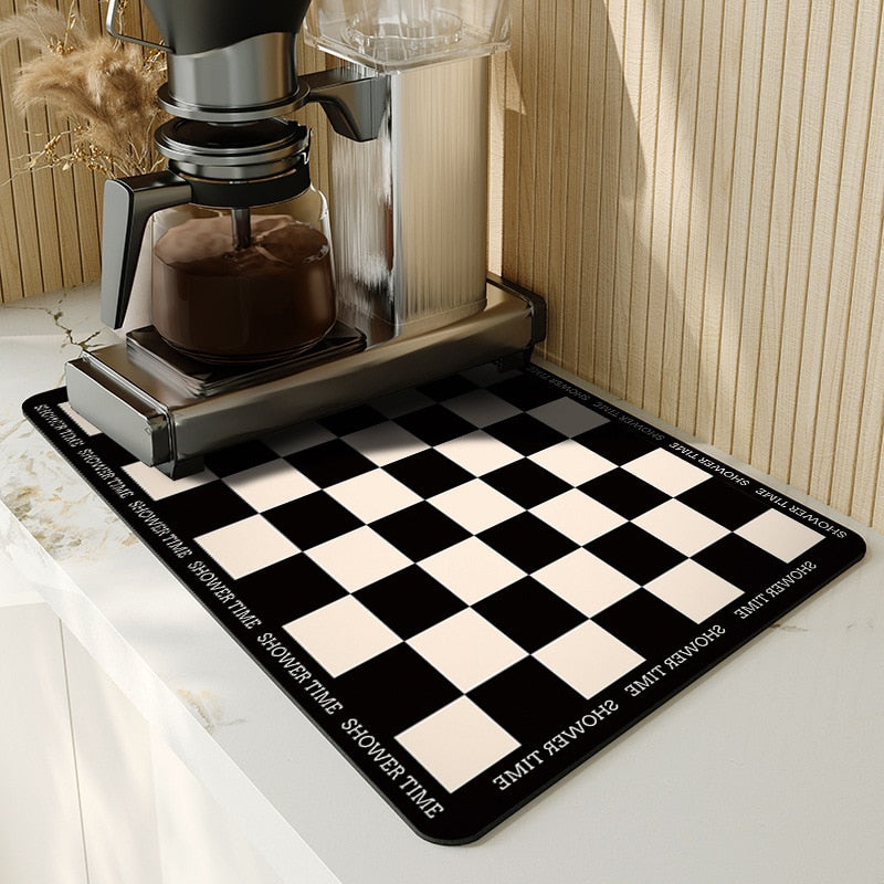 Tappetino Asciugante Super Assorbente | Design Antiscivolo e Unico