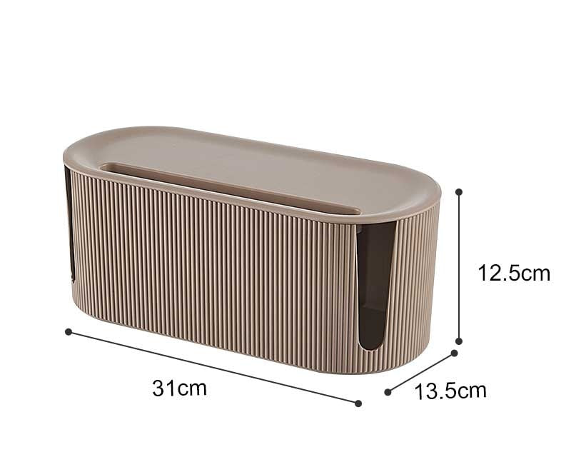 Design Opbevaringsboks | Organizer til Kabler, Adaptere og Stikdåser