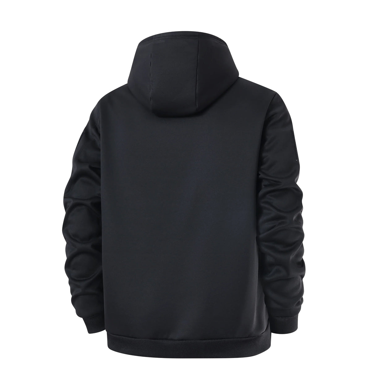 Giacca Uomo in Pile con Cappuccio e Fodera Sherpa – Calore e Comfort Invernale