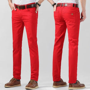 Pantalon chino pour homme en coton stretch – coupe droite élégante et respirante