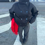 Giacca Invernale Donna Oversize con Collo Alto