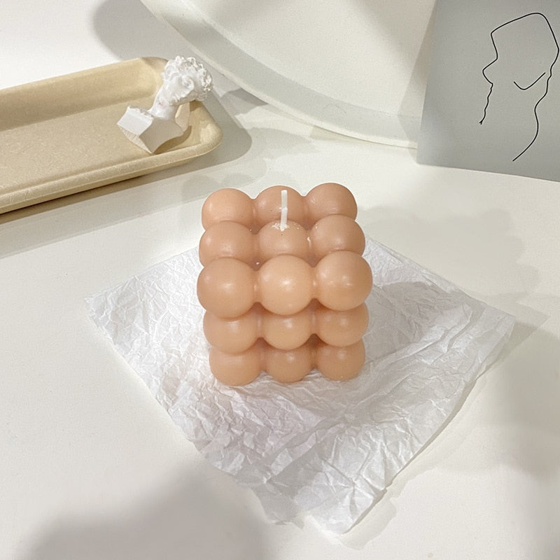 Candela BubbleGlow ANFINITE in Cera di Soia