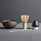 Set di Matcha 4 Pezzi | Bambù e Ceramica Premium