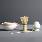 Set di Matcha 4 Pezzi | Bambù e Ceramica Premium