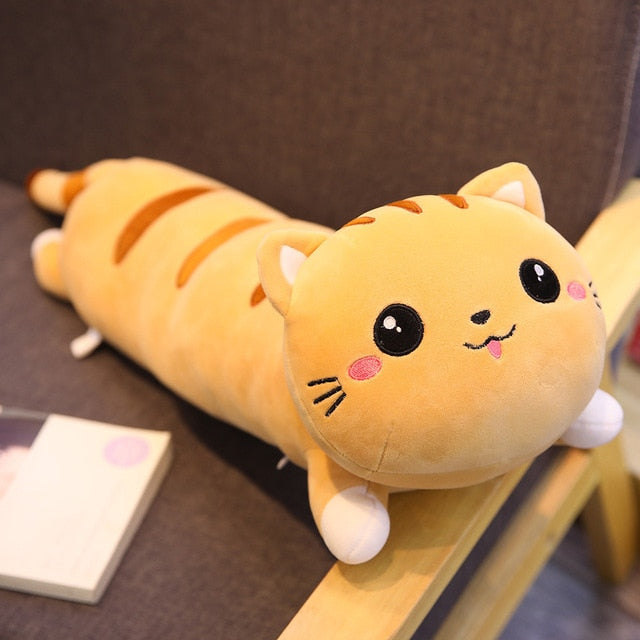 Cuscino Kitty ANFINITE – Cuscino Lungo Morbido a Forma di Gatto