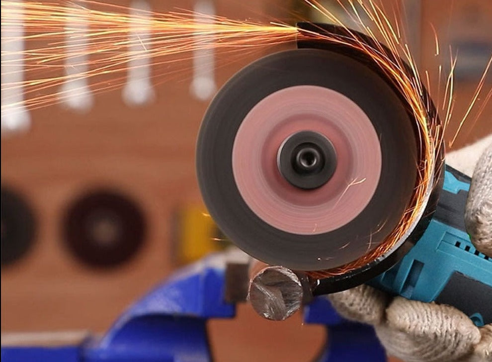 Smerigliatrice Angolare Senza Fili Efficace – Smerigliatrice Portatile da 800W con 19500 RPM & Dischi Extra | Strumento Compatto Multifunzione per Taglio e Smerigliatura Fai da Te