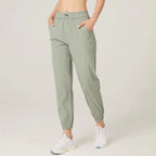 Pantalon jogger léger pour femme - sportif à séchage rapide avec cordon de serrage