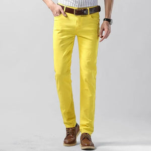 Pantalon chino pour homme en coton stretch – coupe droite élégante et respirante