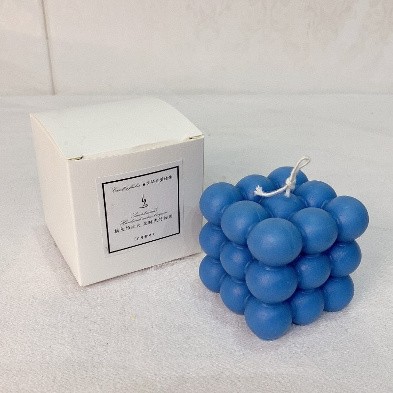 Candela BubbleGlow ANFINITE in Cera di Soia