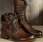 Bottes pour femme en cuir véritable souple – chaussures élégantes et flexibles avec doublure respirante