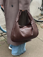 Borsa XL Donna Intrecciata in Ecopelle