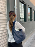 Borsa XL Donna Intrecciata in Ecopelle