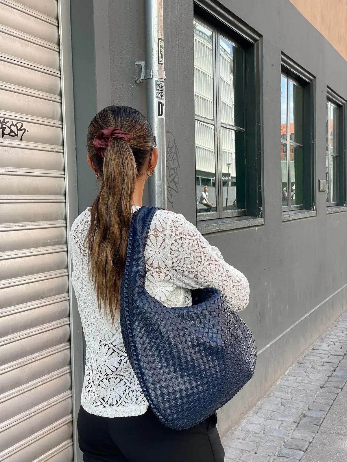 Borsa XL Donna Intrecciata in Ecopelle