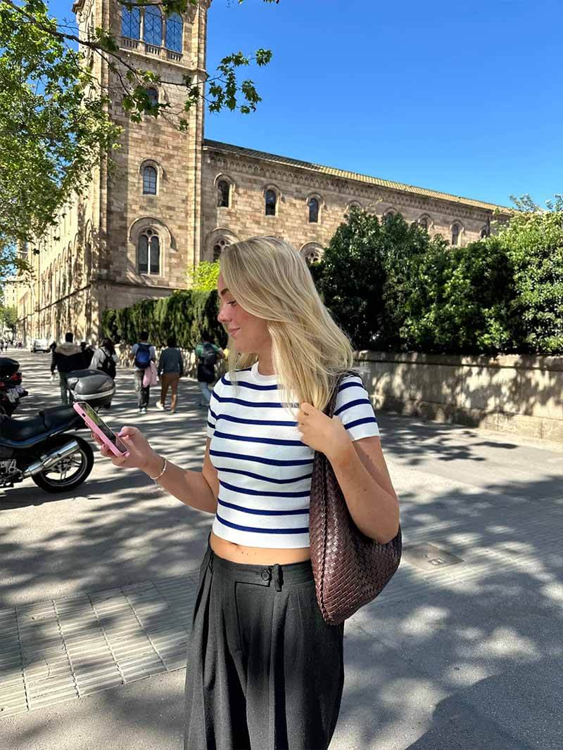 Borsa XL Donna Intrecciata in Ecopelle