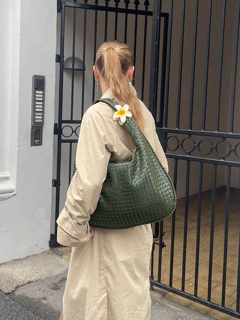 Borsa XL Donna Intrecciata in Ecopelle