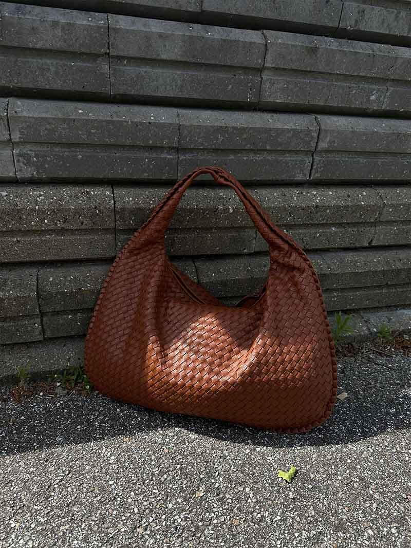 Borsa XL Donna Intrecciata in Ecopelle