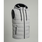 Gilet Uomo Imbottito con Cappuccio e Fodera in Pile – Calore e Comfort Invernale