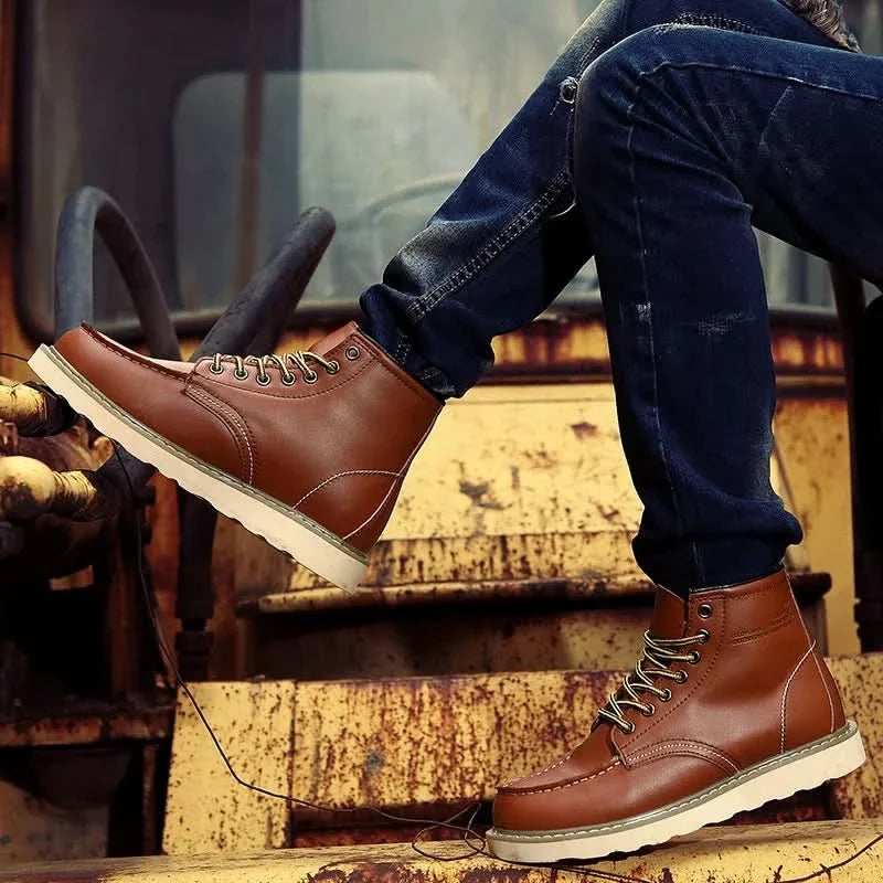 Dustin | Premium Leather Winter Boots