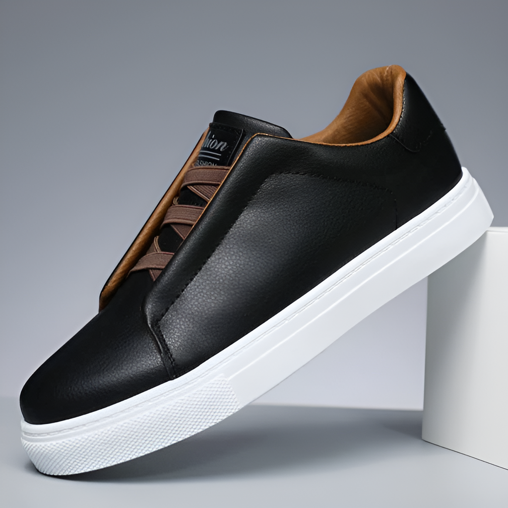 Sneakers da Uomo in Pelle Vegetale Design Minimalista e Confortevole