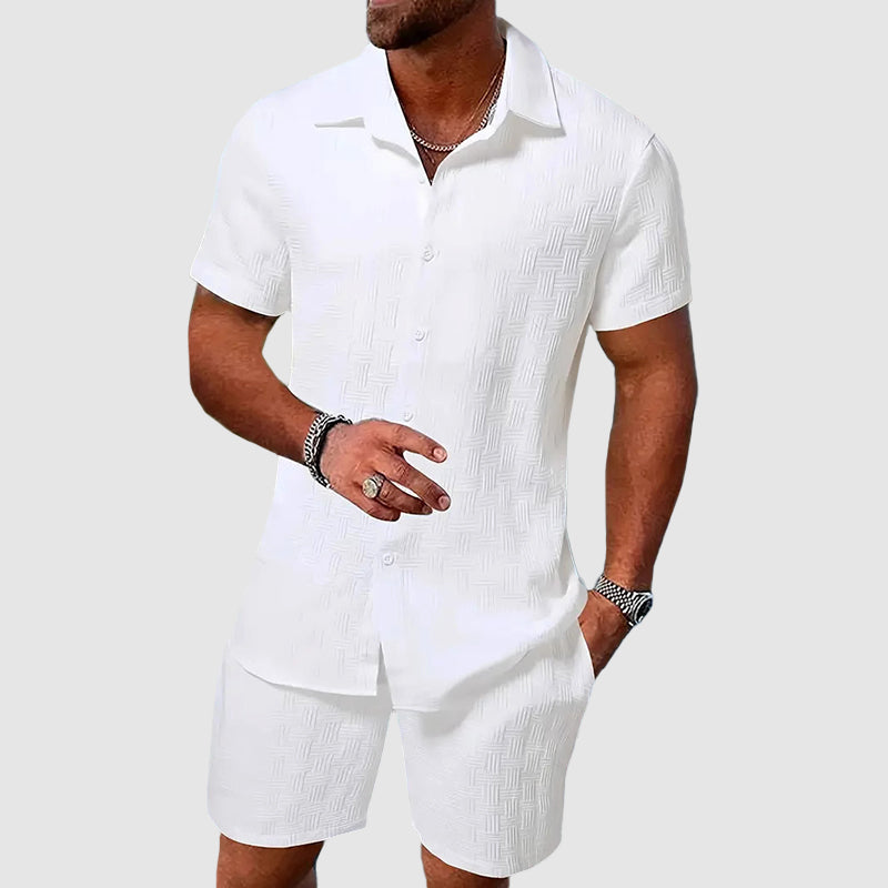 Completo Estivo Uomo 2 Pezzi – Comfort Leggero e Stile Raffinato