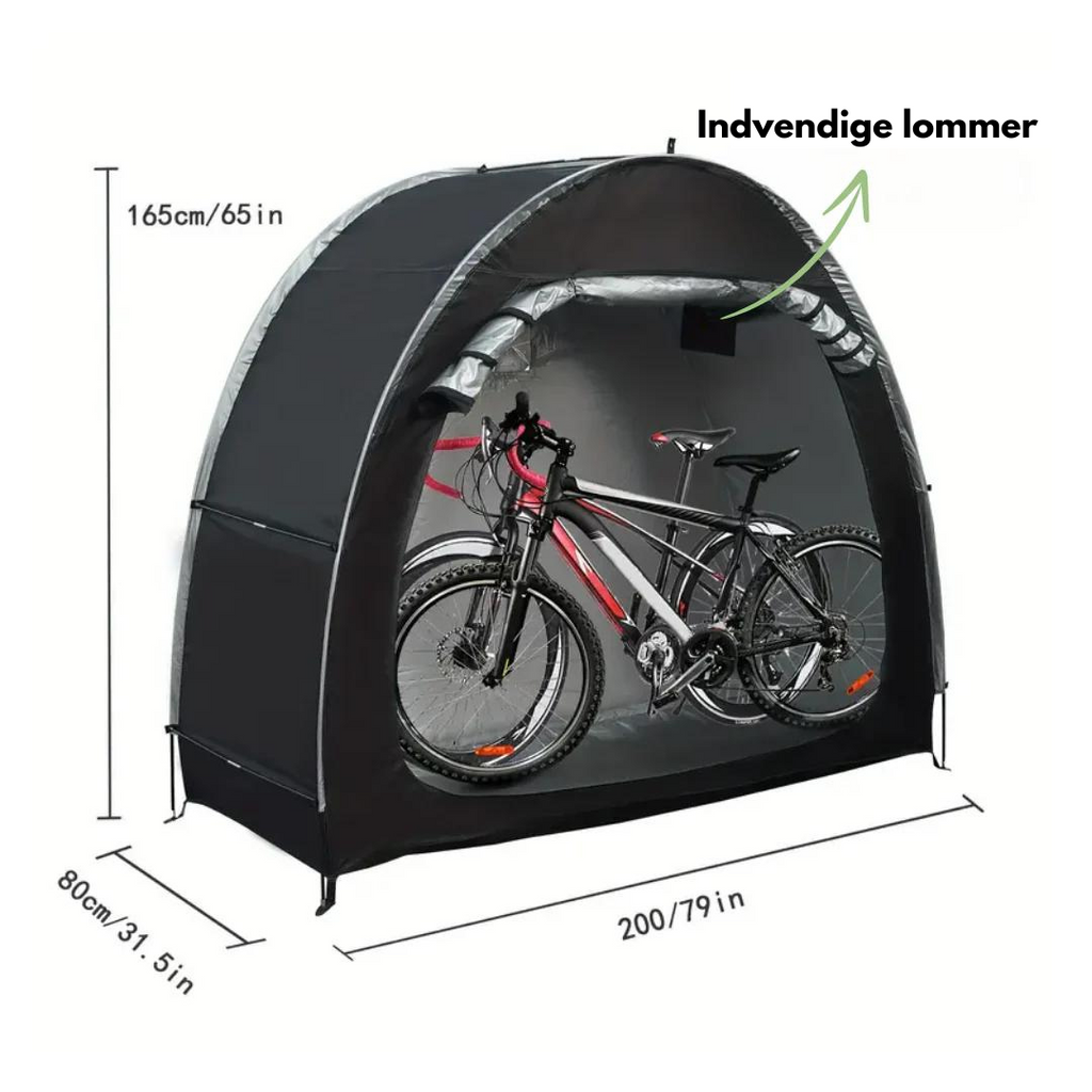 Tenda per Biciclette – Deposito per 2 Biciclette | Impermeabile e Protetta dai Raggi UV