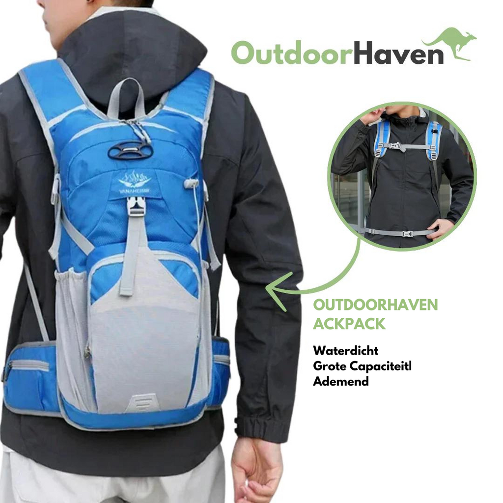 Waterproof Backpack - Ideal for Hiking and Cycling