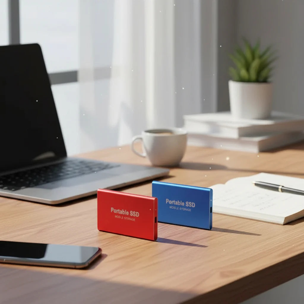 Super Hurtig Bærbar Ekstern SSD – Højkapacitetslagring til Arbejde, Rejser og Daglig Brug