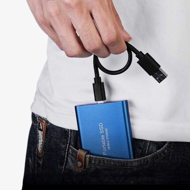 Super Velocissimo SSD Esterno Portatile – Archiviazione ad Alta Capacità per Lavoro, Viaggi e Uso Quotidiano