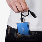 Super Velocissimo SSD Esterno Portatile – Archiviazione ad Alta Capacità per Lavoro, Viaggi e Uso Quotidiano
